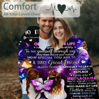 Aonana "To My Bestie" Butterfly Gift Flannel Throw Blanket