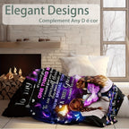 Aonana "To My Bestie" Butterfly Gift Flannel Throw Blanket