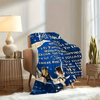 Aonana "To My Best Friend" Moon Friendship Gift Flannel Throw Blanket