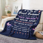 Aonana "To My Best Friend" True Friends Gift Flannel Throw Blanket