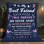 Aonana "To My Best Friend" True Friends Gift Flannel Throw Blanket
