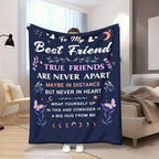 Aonana "To My Best Friend" True Friends Gift Flannel Throw Blanket