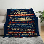 Aonana “To My Brother” Thank You Flannel Throw Blanket