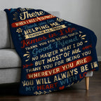 Aonana “To My Brother” Thank You Flannel Throw Blanket