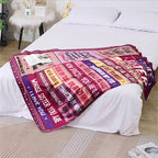 Aonana “To My Sister” Love & Inspirational Flannel Throw Blanket