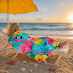 Aonana Flamingo Printed Quick-Dry Beach Towel