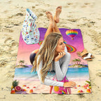 Aonana Flamingo Printed Quick-Dry Beach Towel