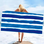 Aonana Striped Printed Quick-Dry Beach Towel