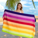 Aonana Striped Printed Quick-Dry Beach Towel