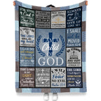 Aonana Christian “I Am a Child of God” Flannel Blanket