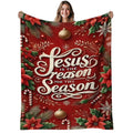 Aonana Christian “Thank You Lord” Printed Flannel Blanket