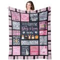 Aonana Cozy Dog Mom Flannel Blanket
