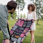 Aonana Cozy Dog Mom Flannel Blanket