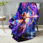 Aonana Glowing Fairy Flannel Throw Blanket