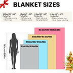 Aonana Sun, Moon & Stars Flannel Throw Blanket