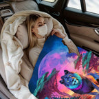 Aonana Fairy &  Lion King Flannel Throw Blanket