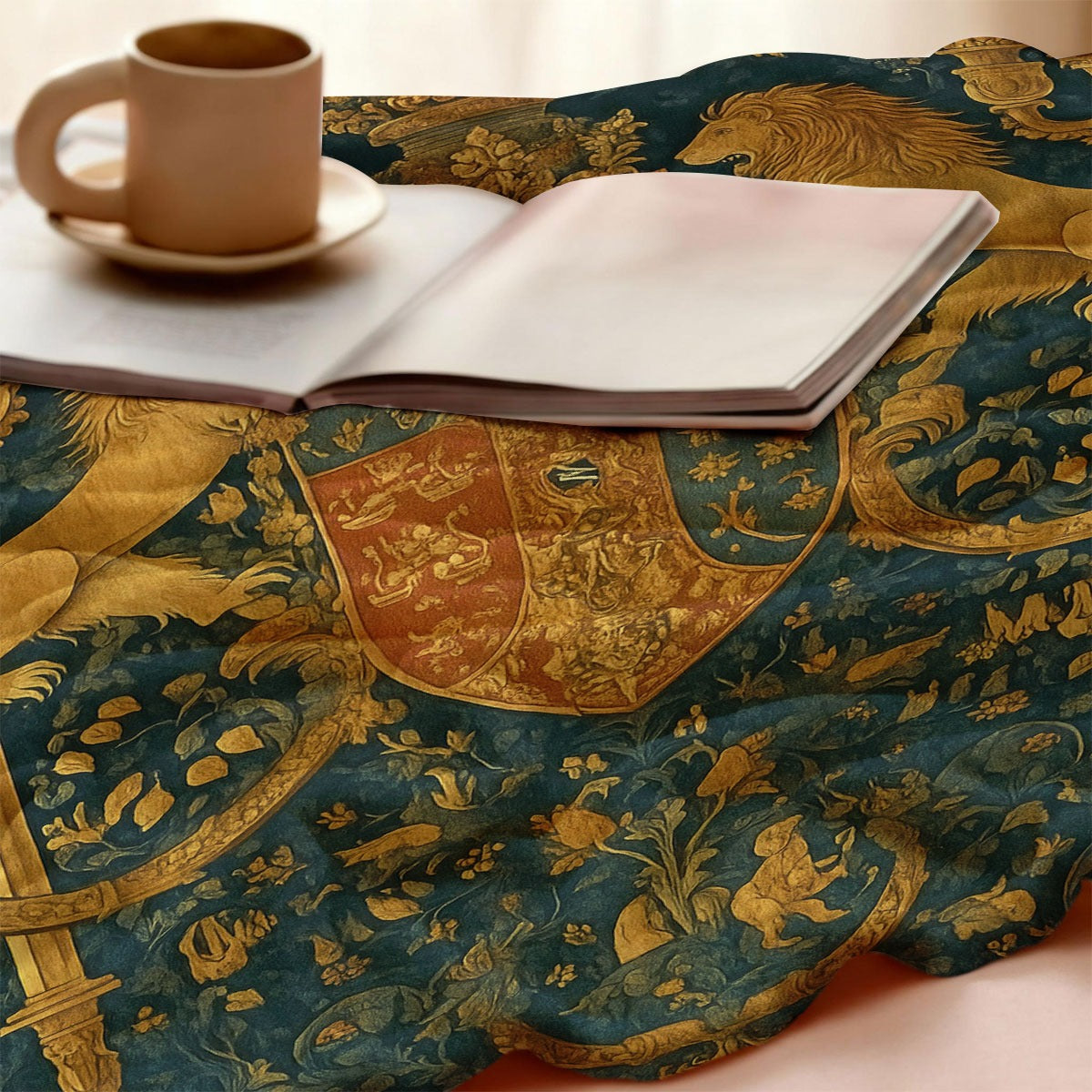 Aonana Fairy &  Lion King Flannel Throw Blanket