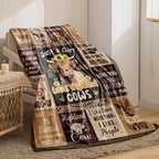 Aonana “Just A Girl Who Loves Highland Cows” Flannel Throw Blanket