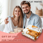 Aonana “Just A Girl Who Loves Highland Cows” Flannel Throw Blanket