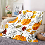 Aonana Halloween Pumpkin Flannel Blanket