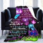 Aonana “To My Daughter-In-Law” Flannel Blanket – Perfect Gift from Mother-in-Law