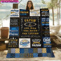 Aonana “To My PAPAW” The Legend Flannel Blanket