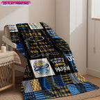 Aonana “To My PAPAW” The Legend Flannel Blanket