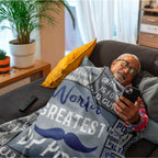 Aonana “To My POP POP” The Legend Flannel Blanket