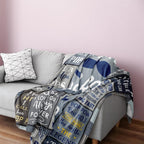 Aonana “To My POP POP” The Legend Flannel Blanket