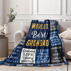 Aonana “To My Grandad” The Legend Flannel Blanket