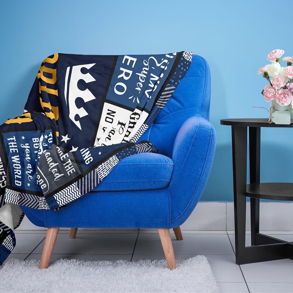 Aonana “To My Grandad” The Legend Flannel Blanket