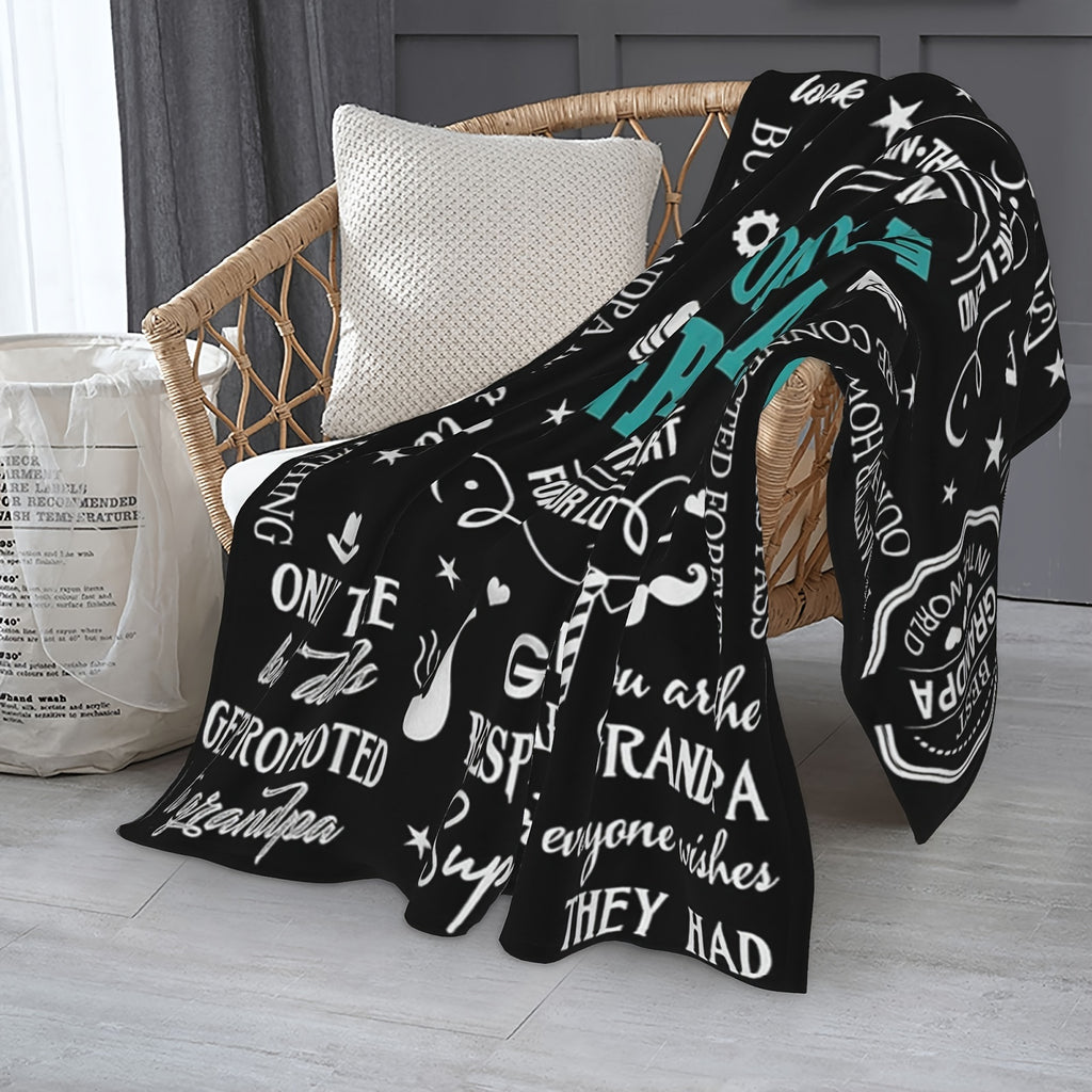 Aonana “To My Grandpa” The Legend Flannel Blanket
