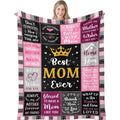 Aonana “To My Mom” Endless Love Flannel Blanket
