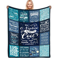 Aonana "To My Nephew" Flannel Throw Blanket