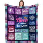 Aonana “To My Niece” Pretty Awesome Flannel Blanket