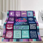 Aonana “To My Niece” Pretty Awesome Flannel Blanket