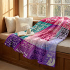 Aonana “To My Niece” Best Forever Flannel Blanket