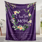 Aonana “To My Mom” Flannel Blanket Soft Cozy Throw Perfect Gift for Mother's Day,Birthday,Holiday
