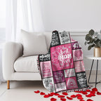 Aonana “To My Mom” Endless Love Flannel Blanket