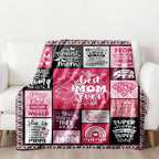 Aonana “To My Mom” Endless Love Flannel Blanket