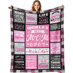 Aonana “To My Mom” Endless Love Flannel Blanket