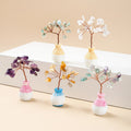 Giftoluck Crystal Gravel Vase Feng Shui Tree