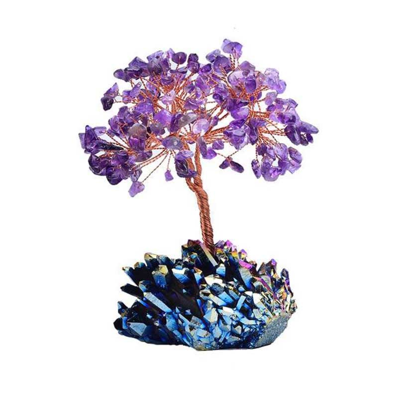 GiftoLuck Amethyst Orgone Meditation Feng Shui Tree Of Purification