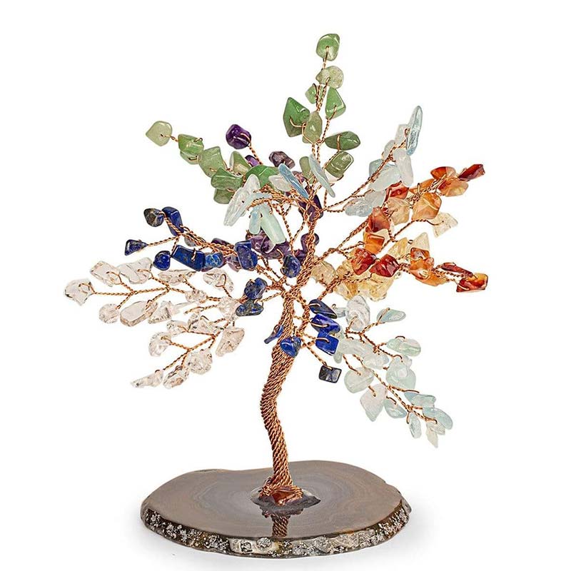 Giftoluck Strength & Growth Chakra Fortune Feng Shui Tree
