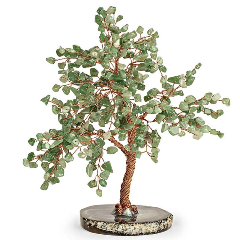 Giftoluck Success Jade Stone Feng Shui Tree
