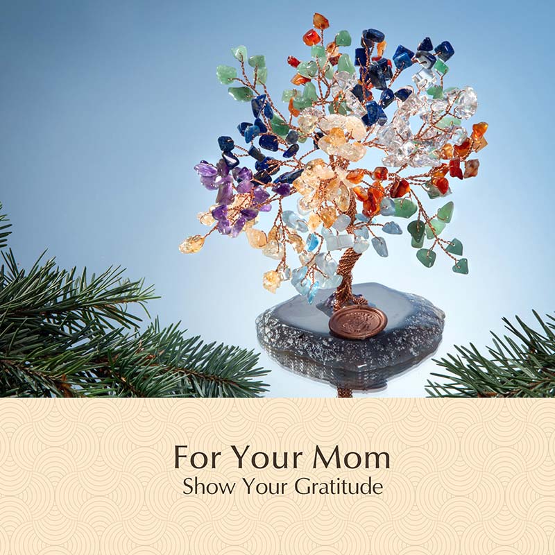 Giftoluck Strength & Growth Chakra Fortune Feng Shui Tree