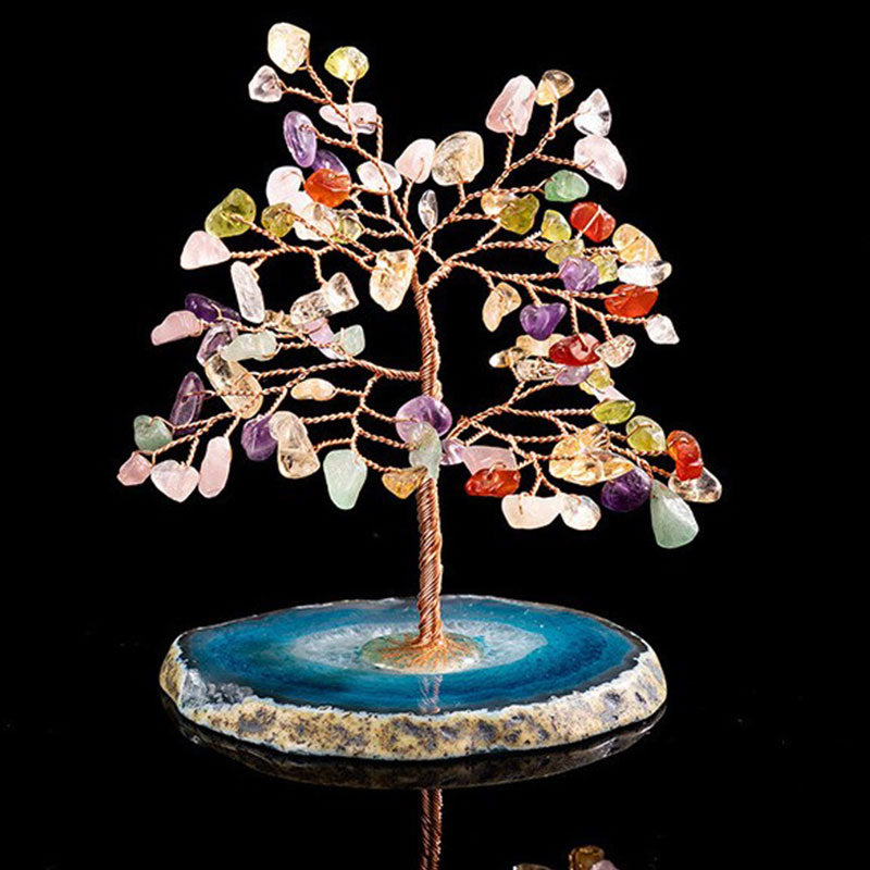 GiftoLuck Spiritual Destiny Multi Stone Feng Shui Tree